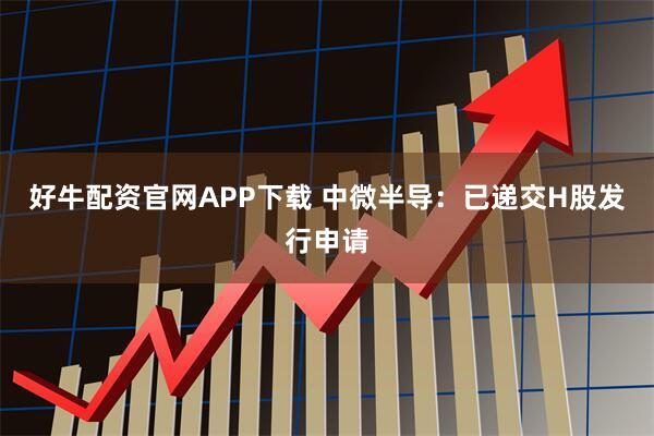 好牛配资官网APP下载 中微半导：已递交H股发行申请