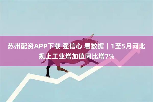 苏州配资APP下载 强信心 看数据｜1至5月河北规上工业增加值同比增7%