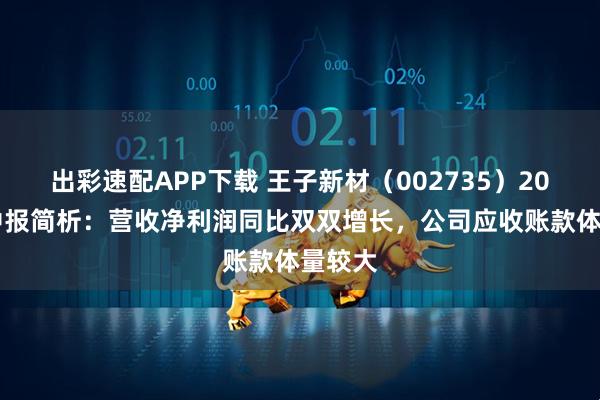 出彩速配APP下载 王子新材（002735）2025年中报简析：营收净利润同比双双增长，公司应收账款体量较大